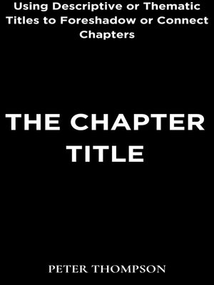 cover image of The Chapter Title